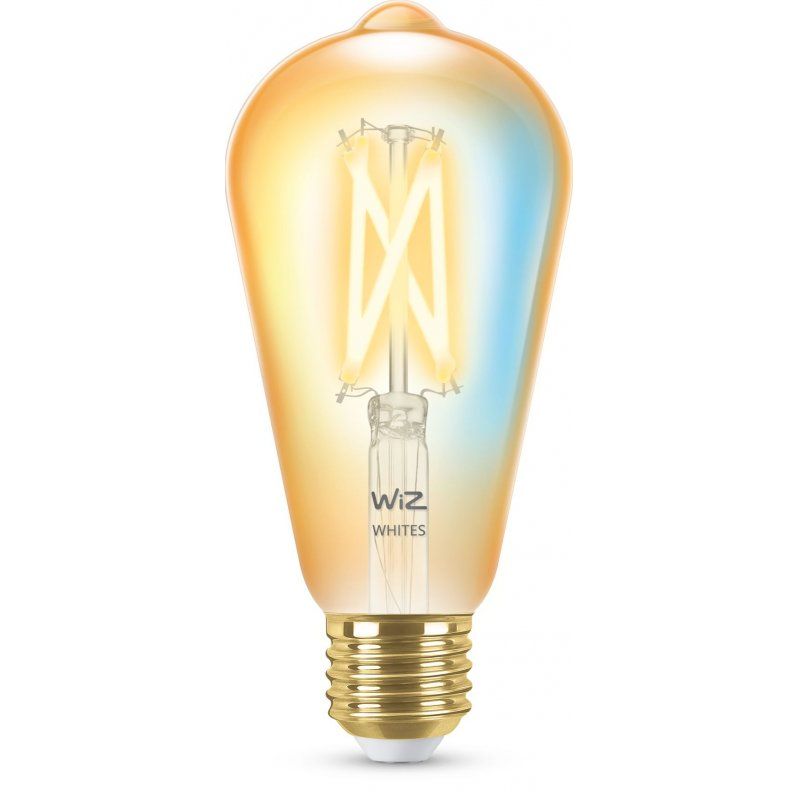 WiZ Ampoule filament ambre 6,7 W (éq. 50 W) ST64 E27
