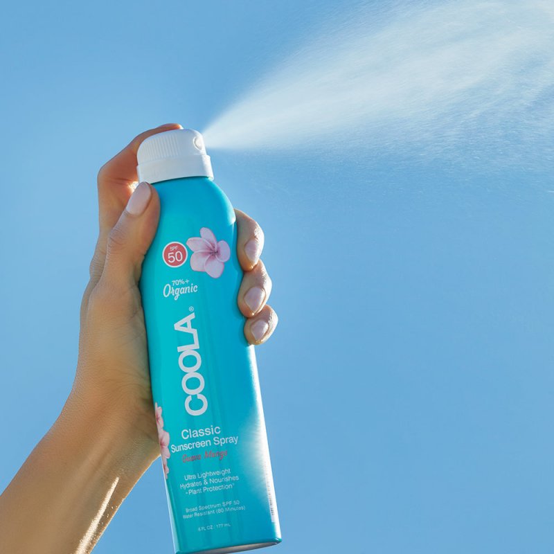 Coola LLC Classic Body Spray Guava Mango SPF 50, 177 ml Sunscreen spray Face & body Adults