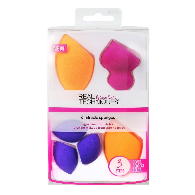 Real Techniques 6 Miracle Sponges