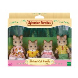 Sylvanian Families - Striped Cat Family (5180)