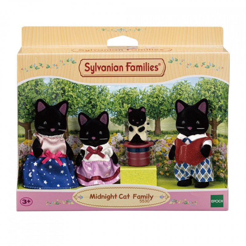 Sylvanian Families - Midnight Cat Family (5530)