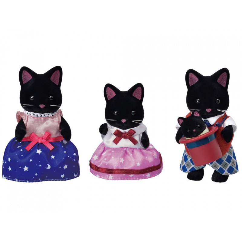 Sylvanian Families - Midnight Cat Family (5530)