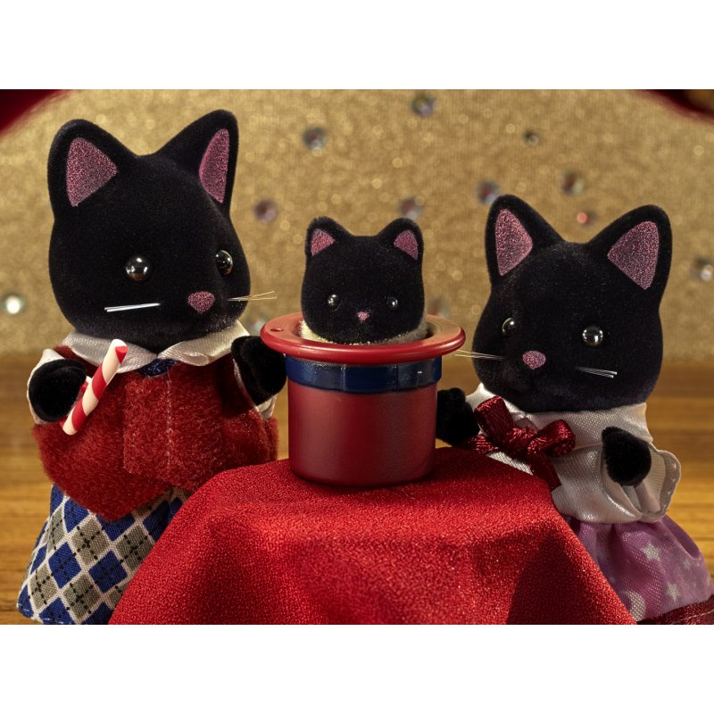 Sylvanian Families - Midnight Cat Family (5530)
