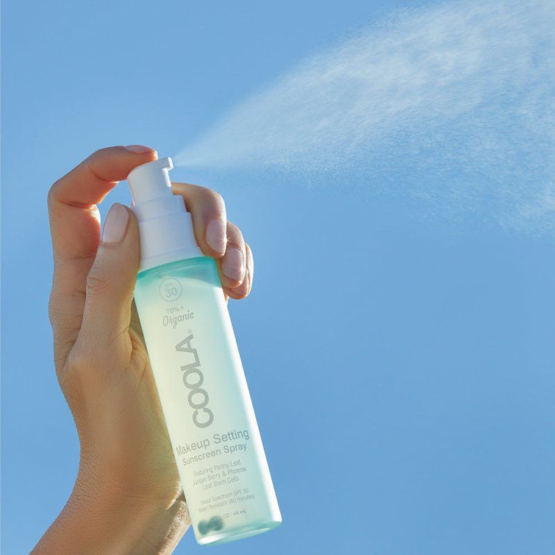 Coola LLC Makeup Setting Spray Organic SPF 30, 44 ml Sunscreen spray Face Adults