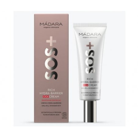 MÁDARA Cosmetics SOS Rich Hydra-Barrier CICA Cream Crème de jour Visage 40 ml