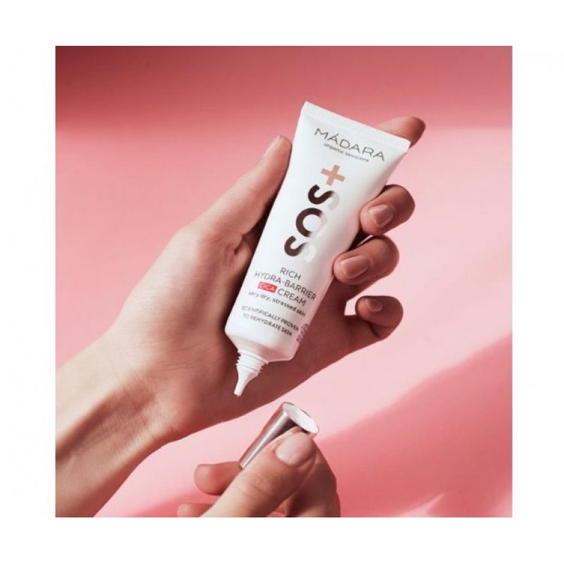 MÁDARA Cosmetics SOS Rich Hydra-Barrier CICA Cream Day cream Face 40 ml