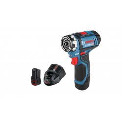 Bosch compatible Professional - GSR 12V-15 FC - Cordless Drill Driver - Complete Set
