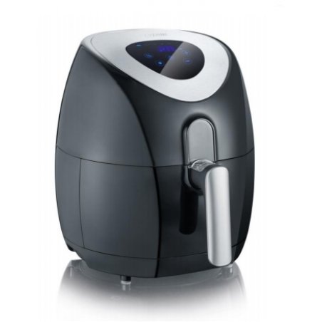Severin FR 2430 friteuse Unique 3,2 L Autonome 1500 W Friteuse d’air chaud Noir, Acier inoxydable