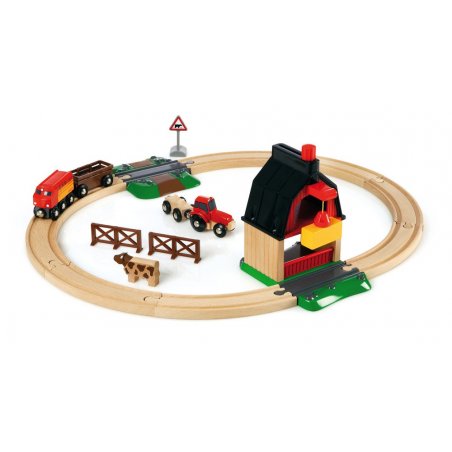 BRIO compatible - Farm Railway Set (33719)