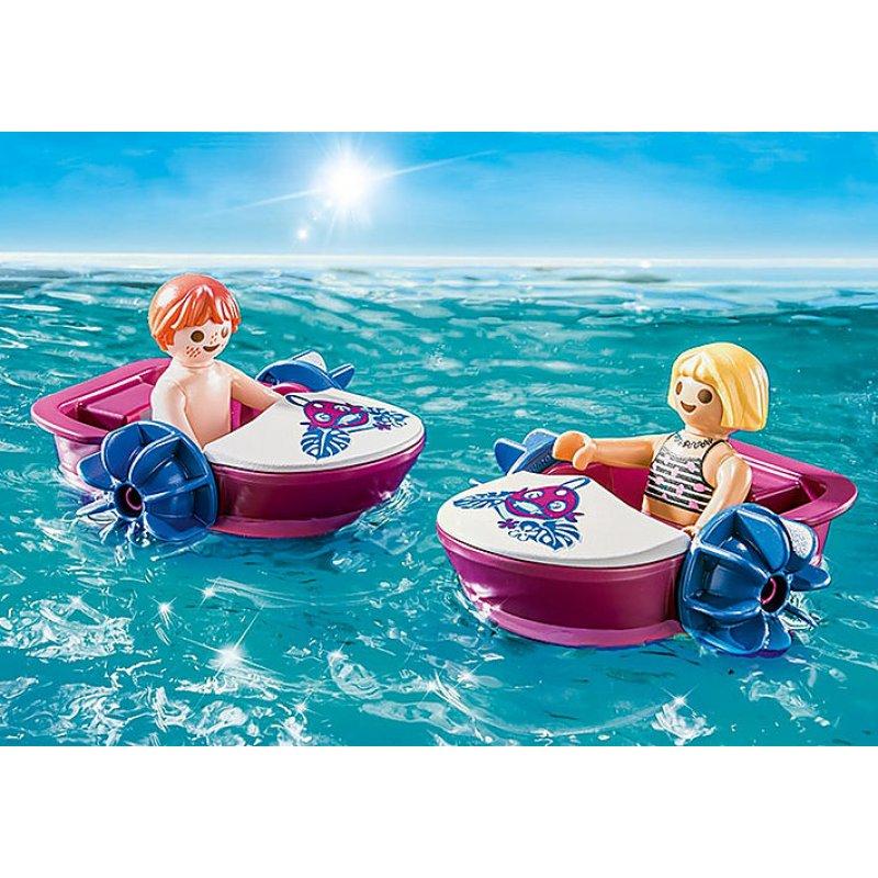 Playmobil FamilyFun Bar flottant et vacanciers