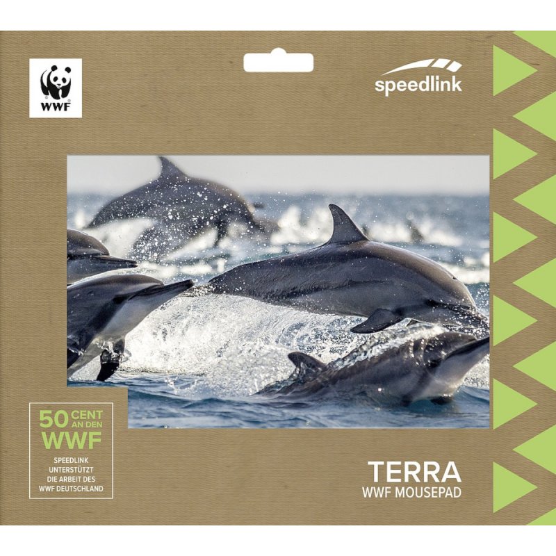 TERRA WWF Mauspad Delfine