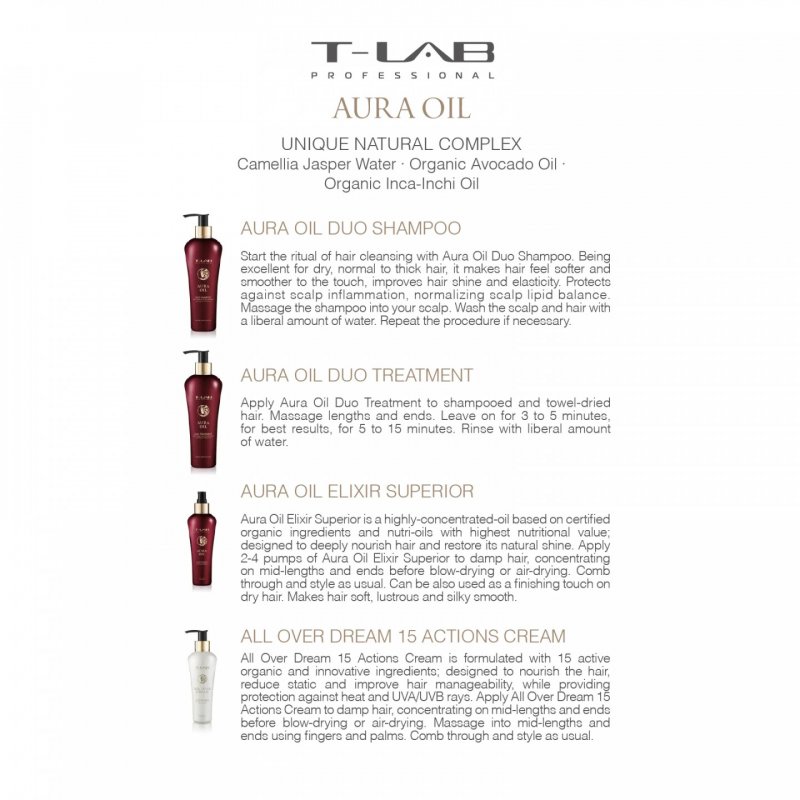 T-LAB Professional Aura Oil Elixir Superior 150 ml Hair oil Unisex