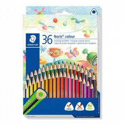 Staedtler - Noris Color Triangle Coloured Pencils, 36 pc (187 CD36)