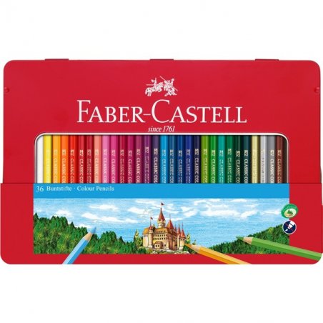 Faber-Castell 115886 colour pencil Beige, Black, Blue, Bronze, Brown, Green, Multicolour, Pink, White, Yellow 1 pc(s)