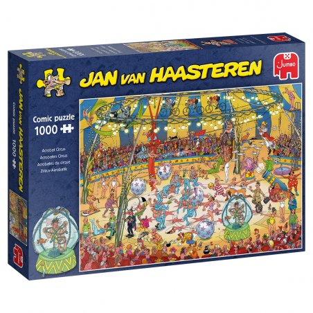 Jan van Haasteren 1000 - JVH - Acrobates au cirque