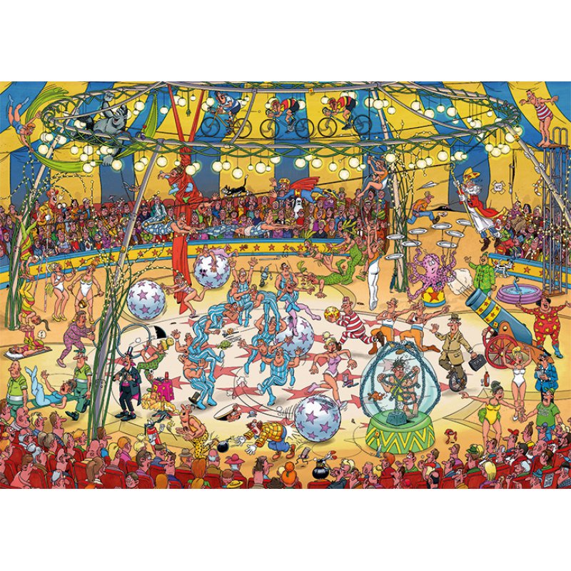 Jan Van Haasteren - Acrobat Circus - 1000 Piece Puzzle (19089)