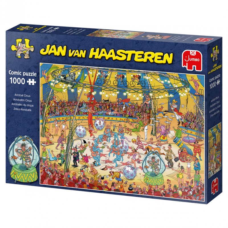 Jan Van Haasteren - Acrobat Circus - 1000 Piece Puzzle (19089)