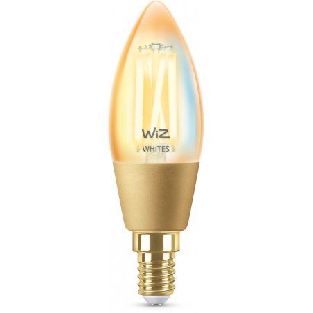 WiZ Ampoule flamme filament ambre 4,9 W (éq. 25 W) C35 E14