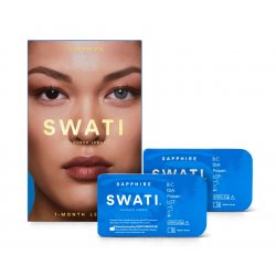 SWATI compatible - Coloured Contact Lenses 1 Month - Sapphire