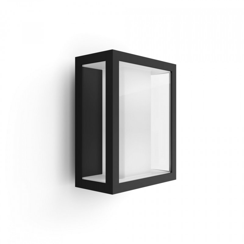 Philips compatible Hue - Impress Large Wall Lantern  Outdoor - White & Color Ambiance