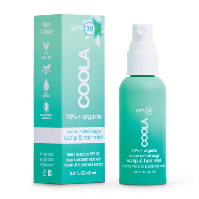 Coola LLC Classic Organic Scalp & Hair Mist SPF 30, 60 ml Sunscreen spray Adults