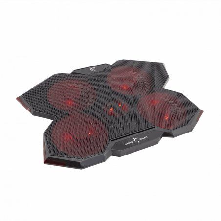 White Shark Ice Wizard système de refroidissement pour ordinateurs portables 43,9 cm (17.3") 2400 tr/min Noir, Rouge