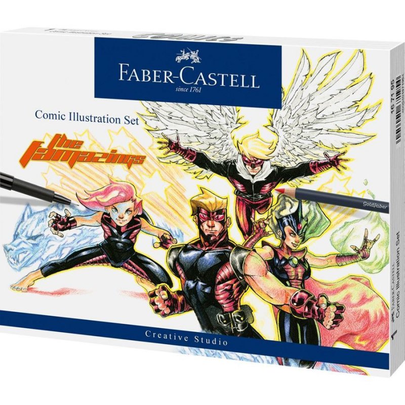 Faber-Castell 167195 coffret cadeau de stylos et crayons Crayon à la mine de graphite Boîte en papier
