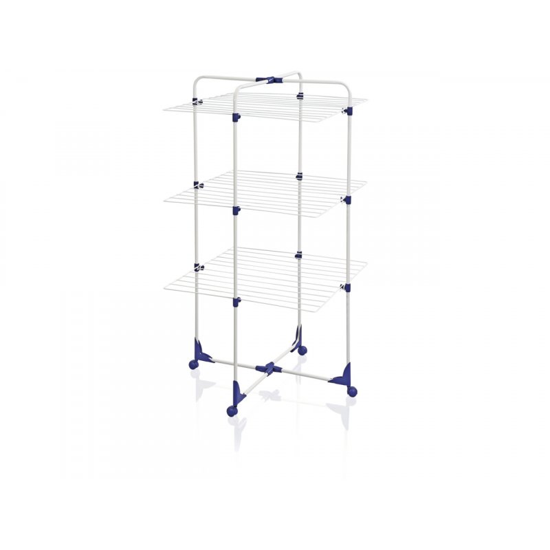 Leifheit 81454 laundry drying rack/line Tabletop rack Blue, White