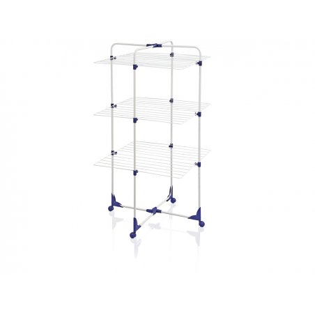 Leifheit 81454 laundry drying rack/line Tabletop rack Blue, White