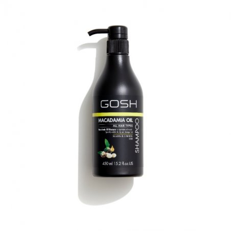 GOSH Hair Shampoo 450ml Macadamia Oil Shampoing Professionnel Femmes