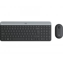 Logitech MK470 clavier Souris incluse RF sans fil QWERTY Nordique Graphite