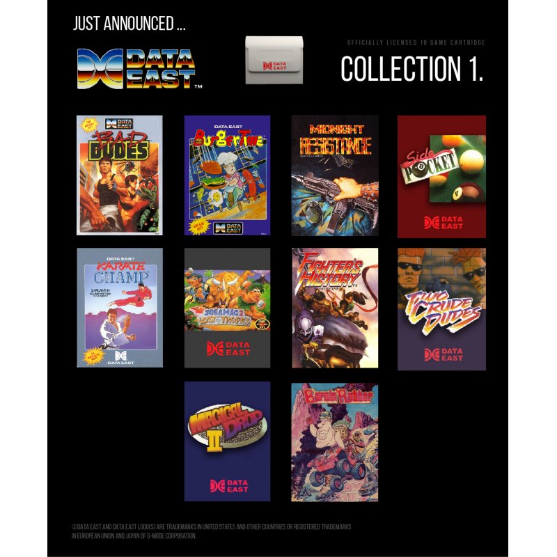 Blaze Evercade DataEast Cartridge 1