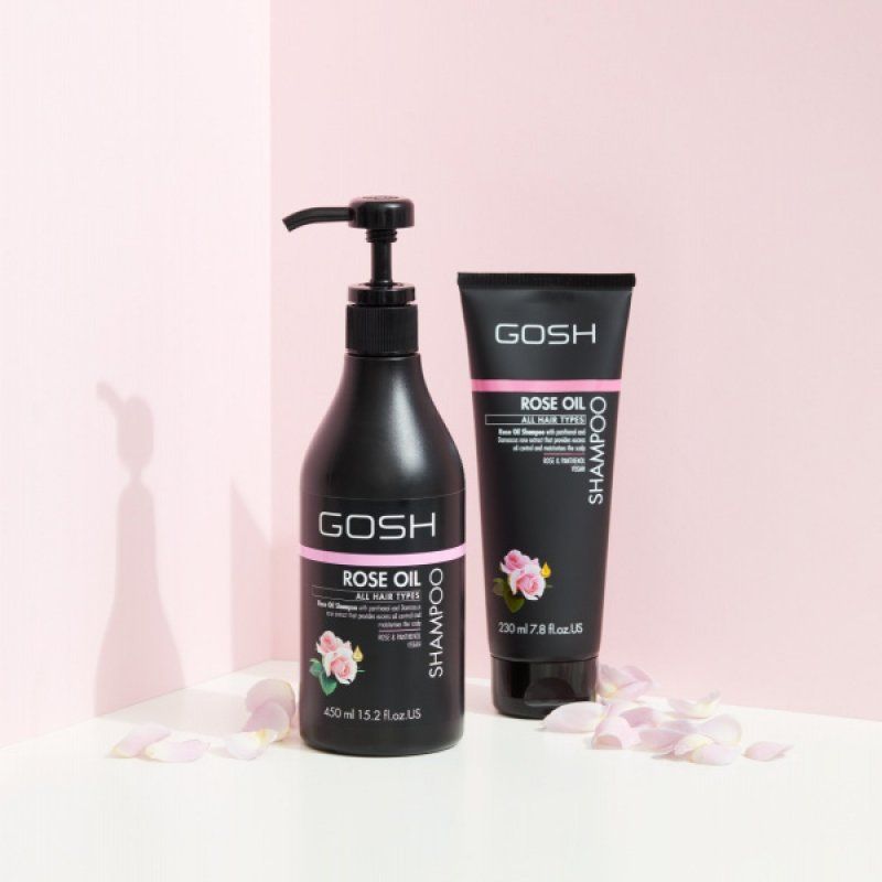 GOSH Hair Shampoo 450ml - Rose Oil Professional Women