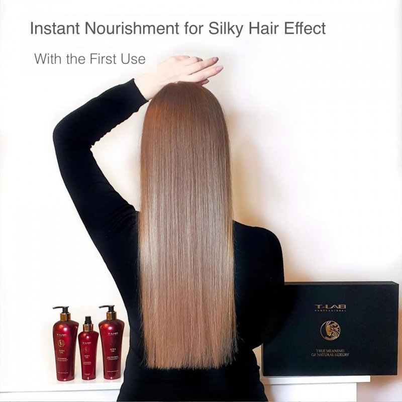 T-LAB Professional Aura Oil Duo Shampoo 300 ml Shampoing Professionnel Unisexe