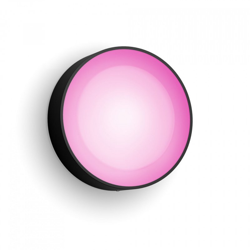 Philips compatible Hue - Daylo Wall Light Hue Outdoor Black - White & Color Ambiance