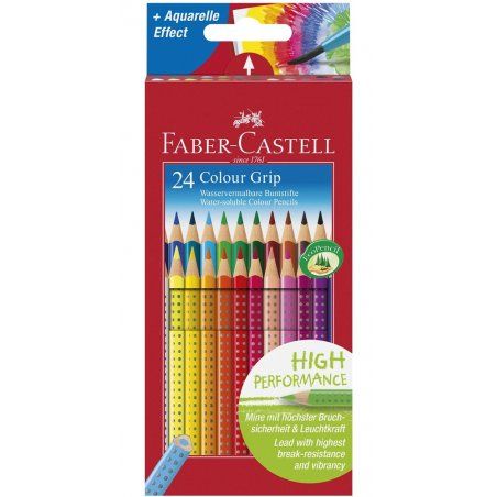 Faber-Castell - 24 Colour Grip 2001 pencils (112424)
