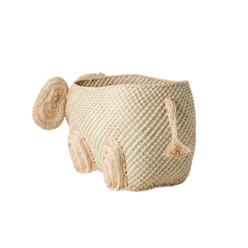 Rice - Woven Storage Animal - Elephant