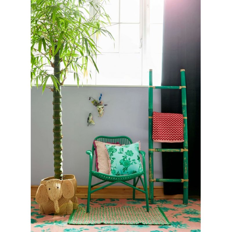 Rice ELEPHANT RAFFIA STORAGE BASKET