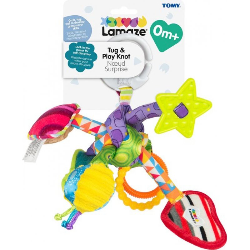 Lamaze Tug play knot jouet pour bébé accroché