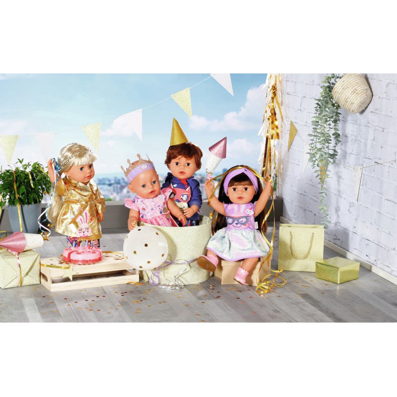 BABY born Happy Birthday Guest Ensemble d'habits de poupée