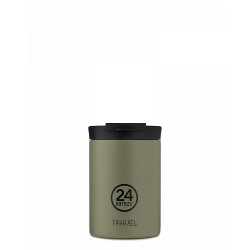 24Bottles Travel Tumbler 350 ml Vert Acier inoxydable
