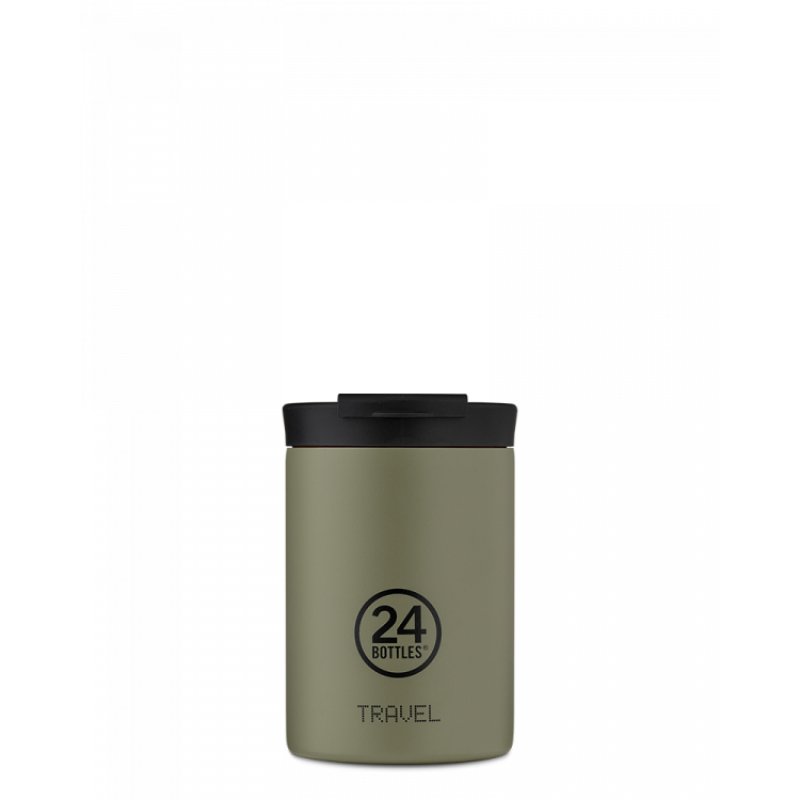 24Bottles Travel Tumbler 350 ml Vert Acier inoxydable