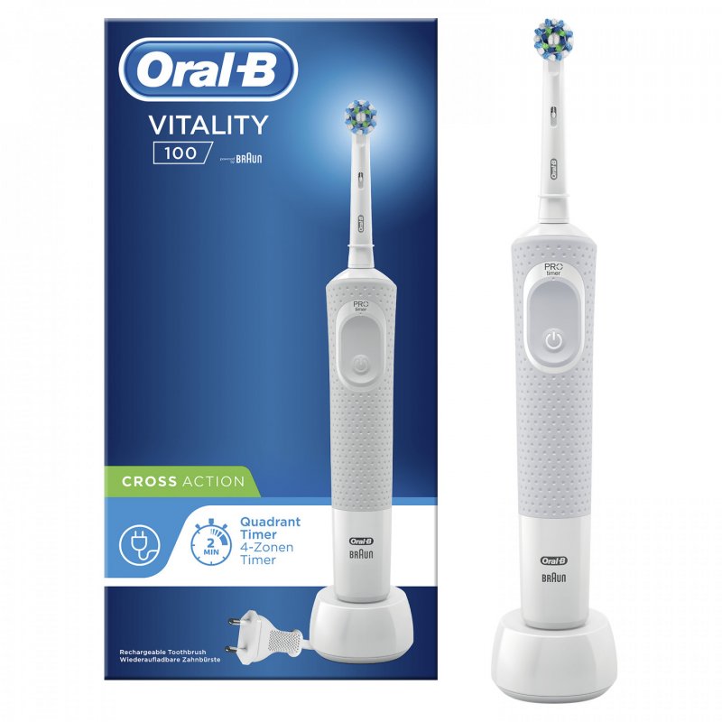 Oral-B - Vitality 100 Electric Toothbrush - White
