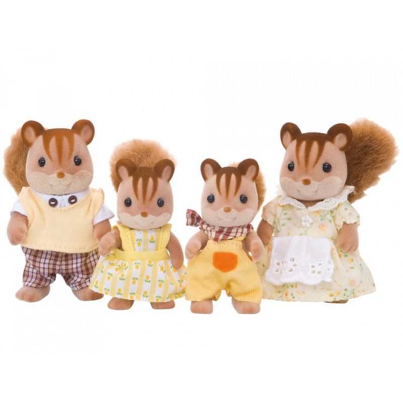 Sylvanian Families Walnut Squirrel Family