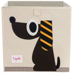 3 Sprouts compatible - Storage Box - Brown Dog