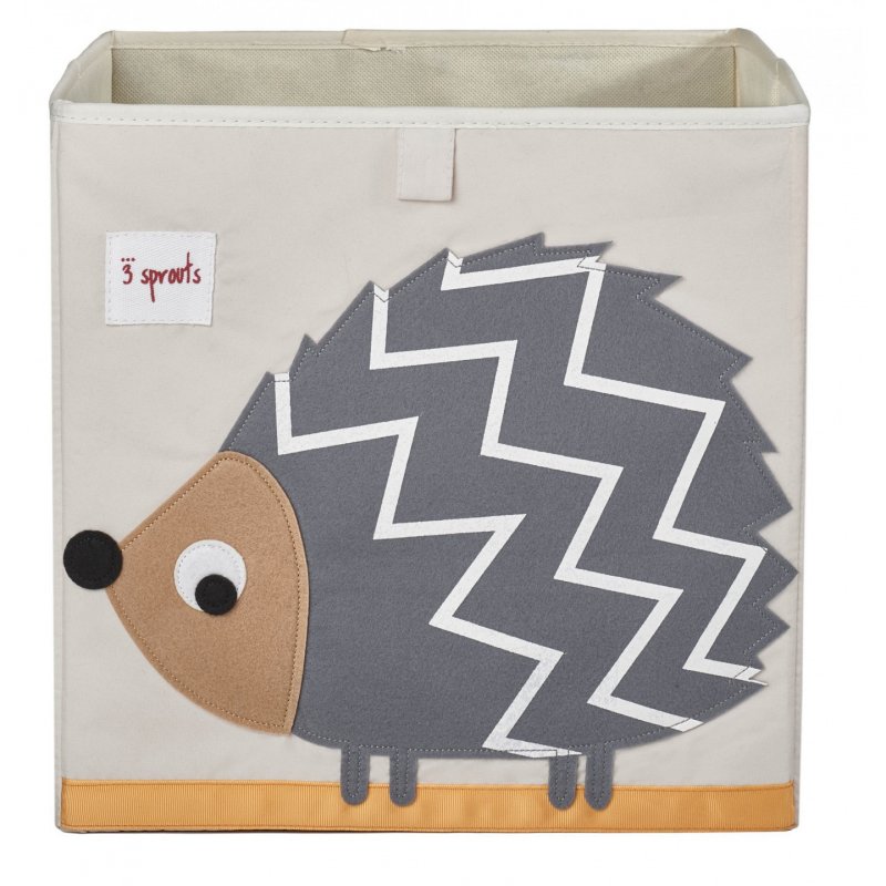 3 Sprouts compatible - Storage Box - Gray hedgehog