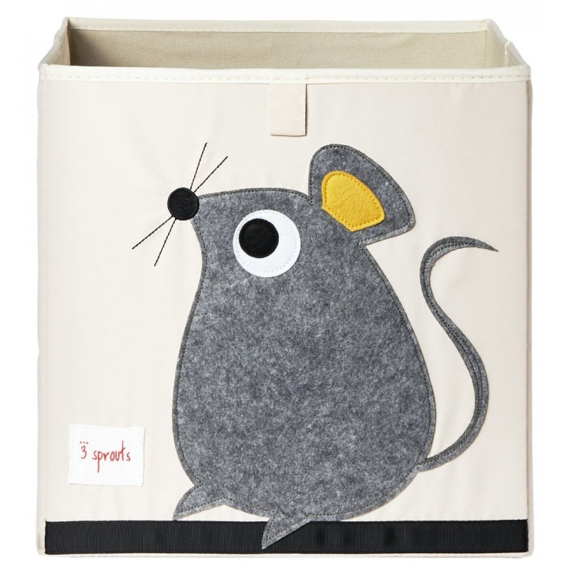 3 Sprouts compatible - Storage Box - Gray Mouse