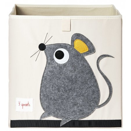 3 Sprouts compatible - Storage Box - Gray Mouse
