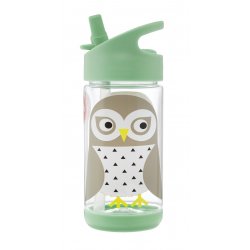 3 Sprouts compatible - Water Bottle - Mint Owl