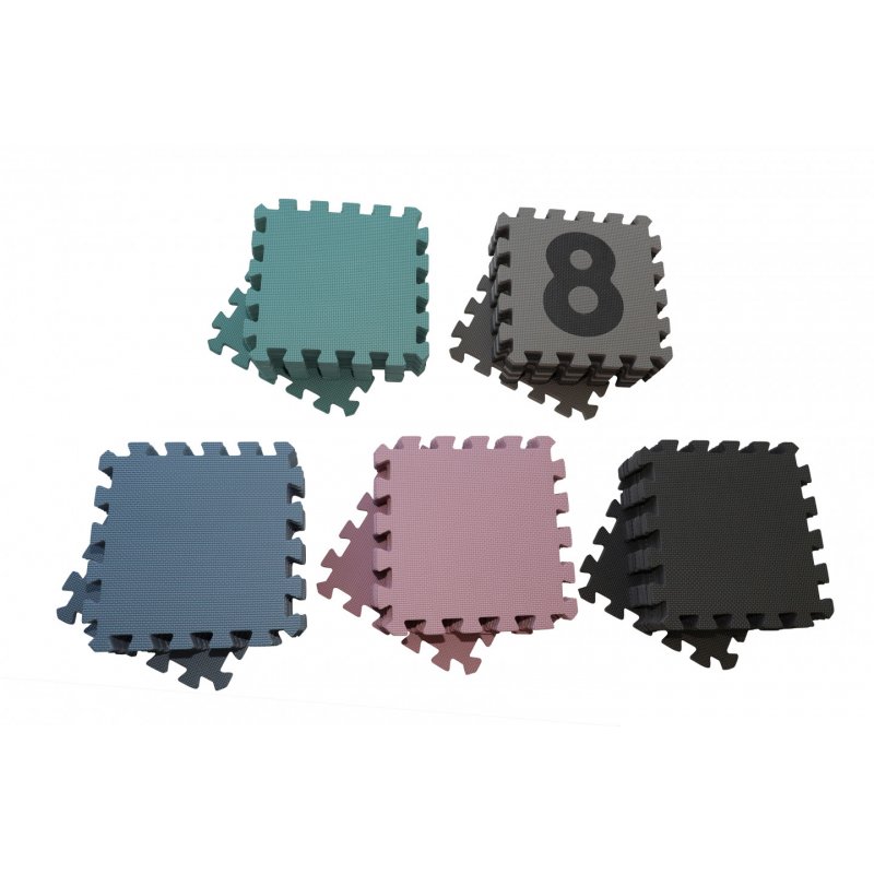 Baby Dan 1000-20 gymnase et tapis d'éveil pour bébé Polyéthylène Gris Tapis de jeux pour bébé